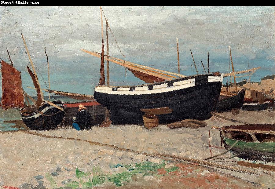 George Willison Boats on the shore